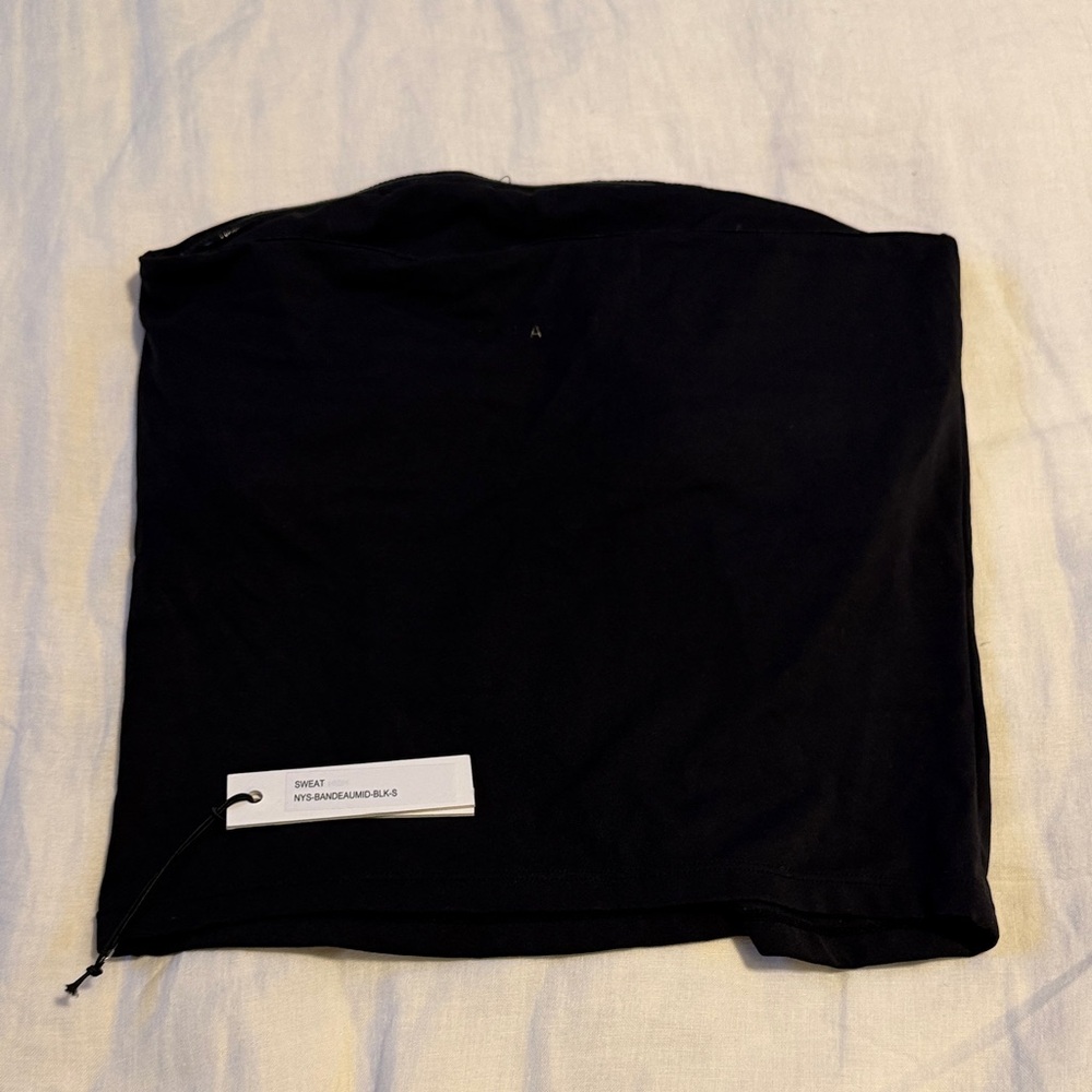 Paragon black strapless top
